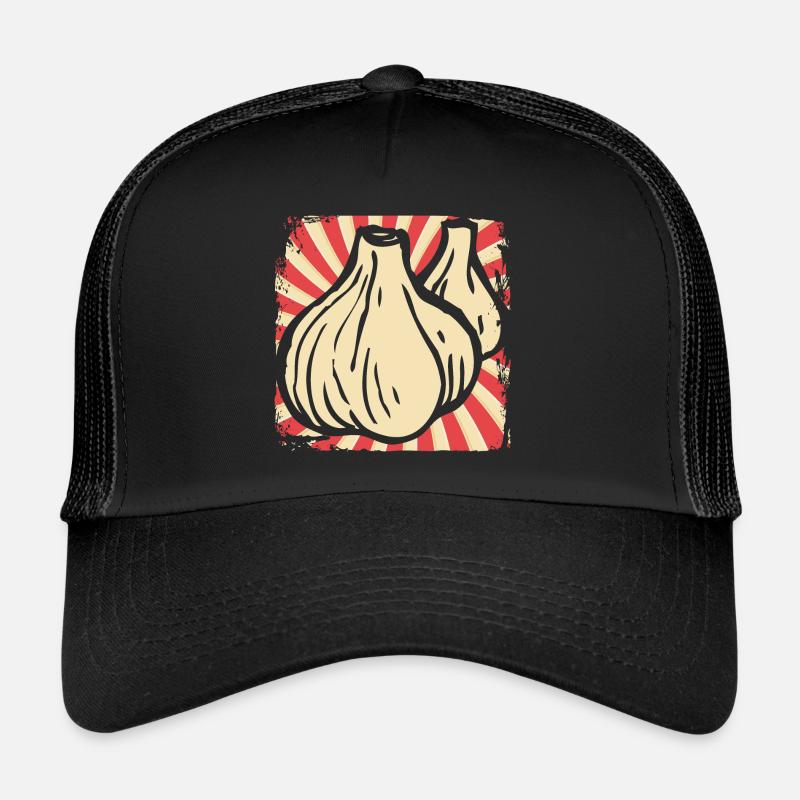 Ail - Casquette trucker - noir/noir