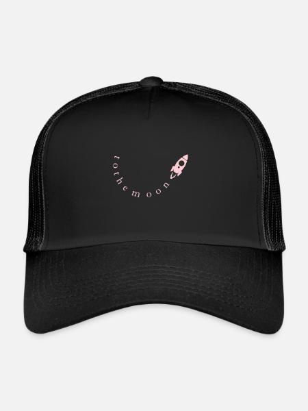 le crypto est le futur - Casquette trucker  - noir/noir - Devant