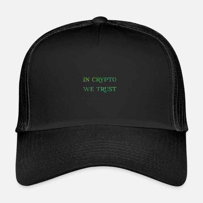 In krypto wie trust Trucker Cap