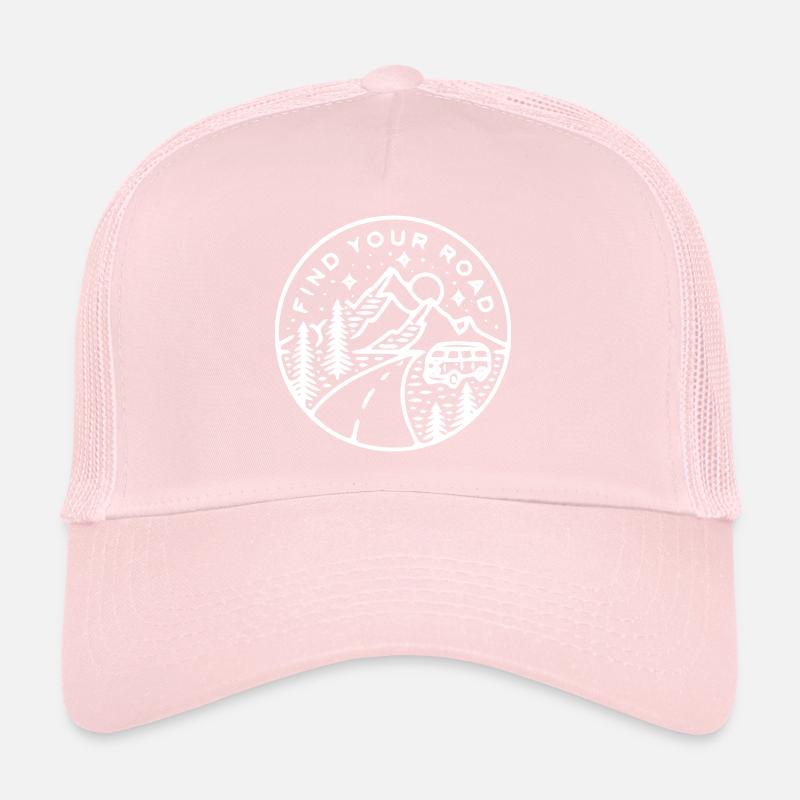 "Find Your Road" Landschaft Geschenk Idee Trucker Cap