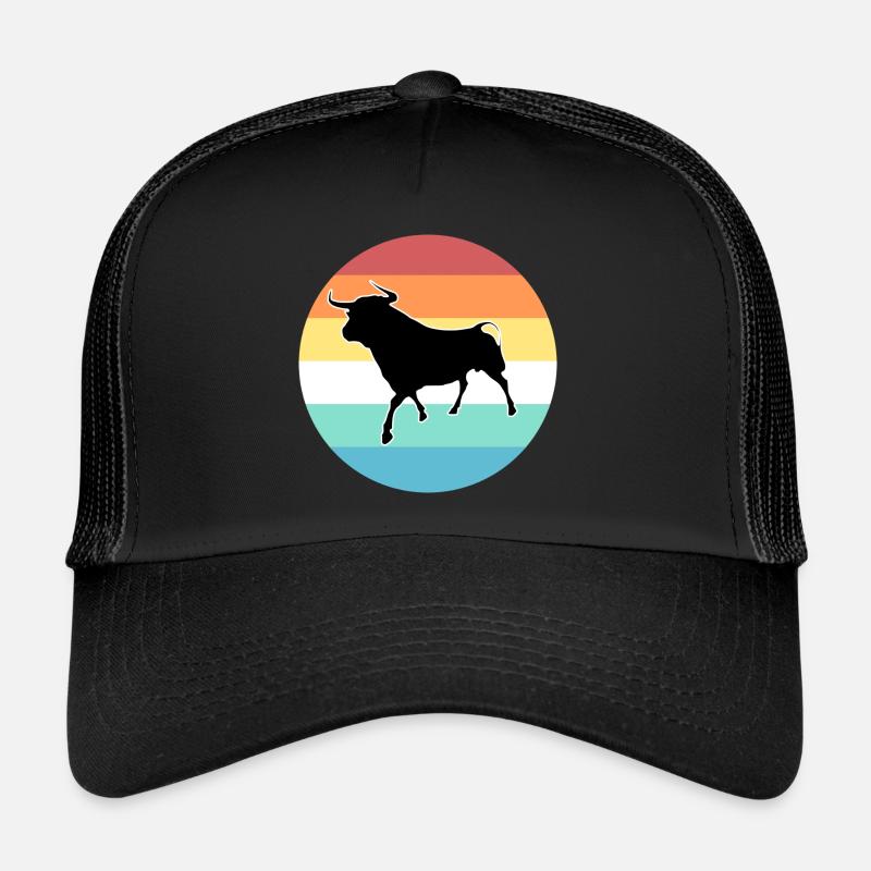 Stier - Trucker Cap - Schwarz/Schwarz