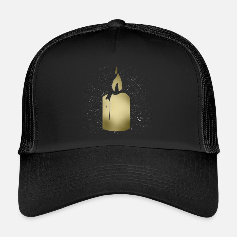 Kerze - Trucker Cap - Schwarz/Schwarz