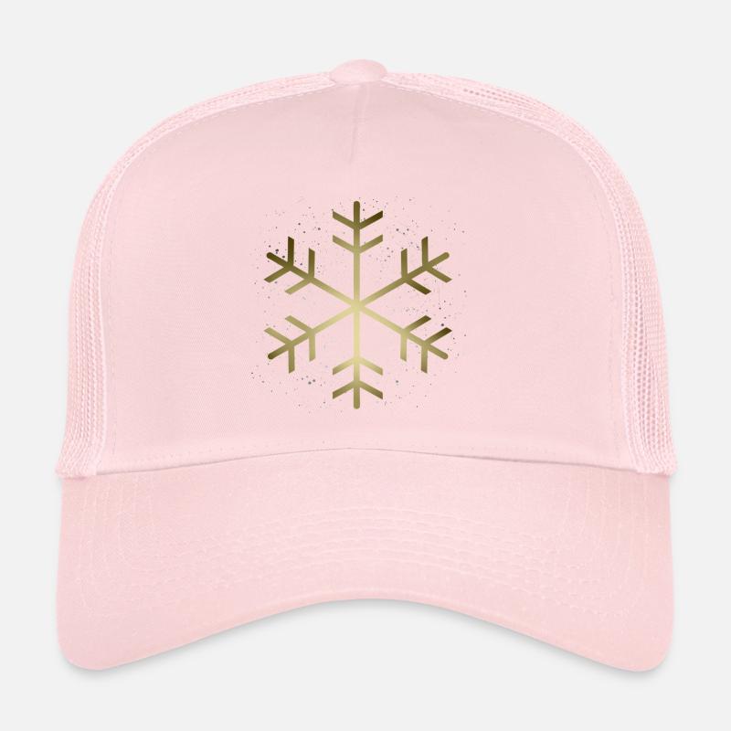 golden snowflake Trucker Cap
