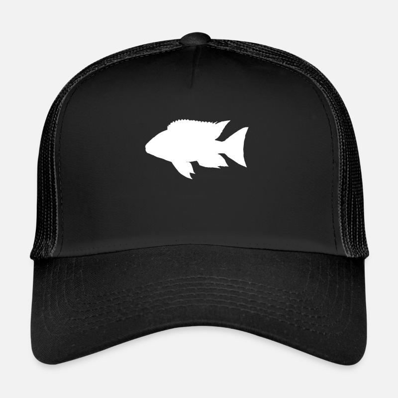 Afrikanisch Malawisee Buntbarsch Aquarium Geschenk Trucker Cap