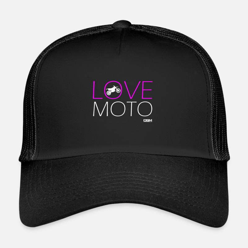 motocross - Trucker Cap - black/black