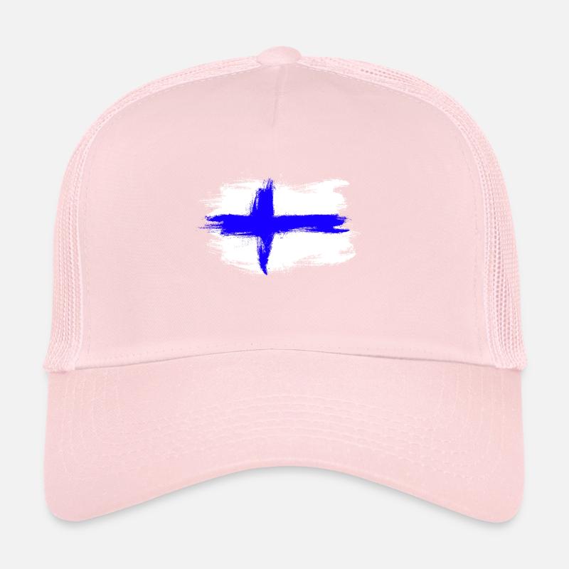 Drapeau Finlande Suomi Casquette trucker 