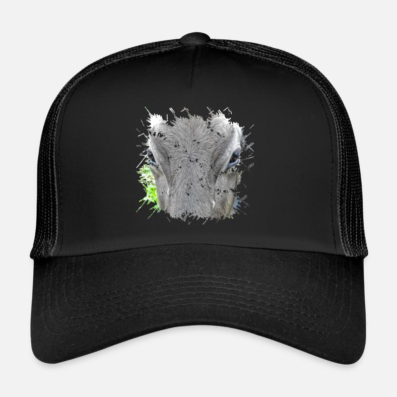 Animal gris avec 4 lettres Casquette trucker 