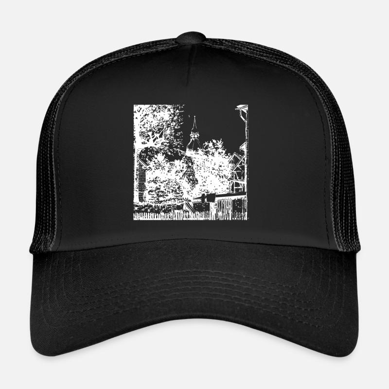 Meine Heimat - Hinterhofansicht - ländliche Idylle Trucker Cap
