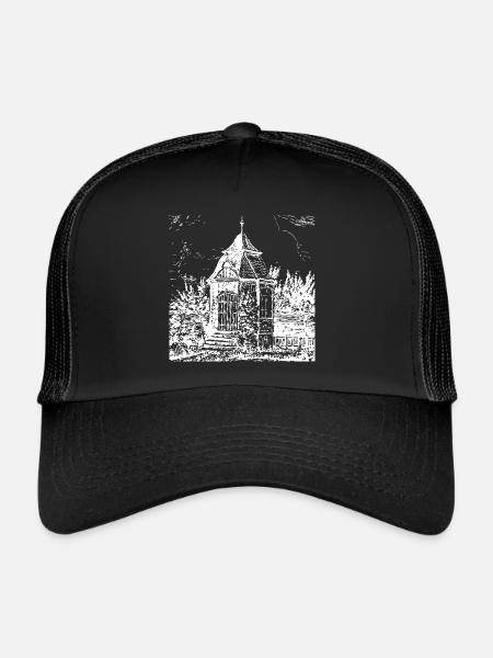 Radevormwald historic garden house - home - Trucker Cap - black/black - Front