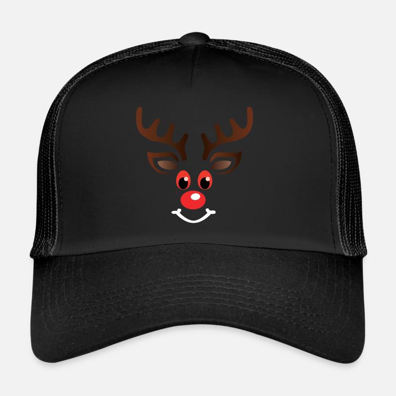 Stonee the red eyed reindeer - Christmas pullover Trucker Cap