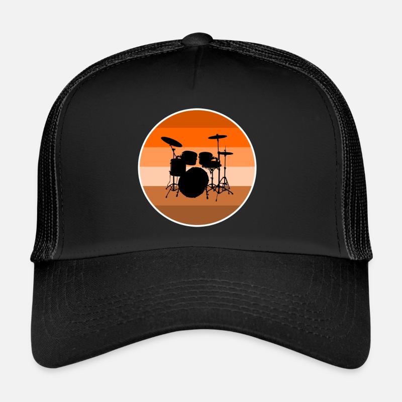 Schlagzeug - Trucker Cap - Schwarz/Schwarz