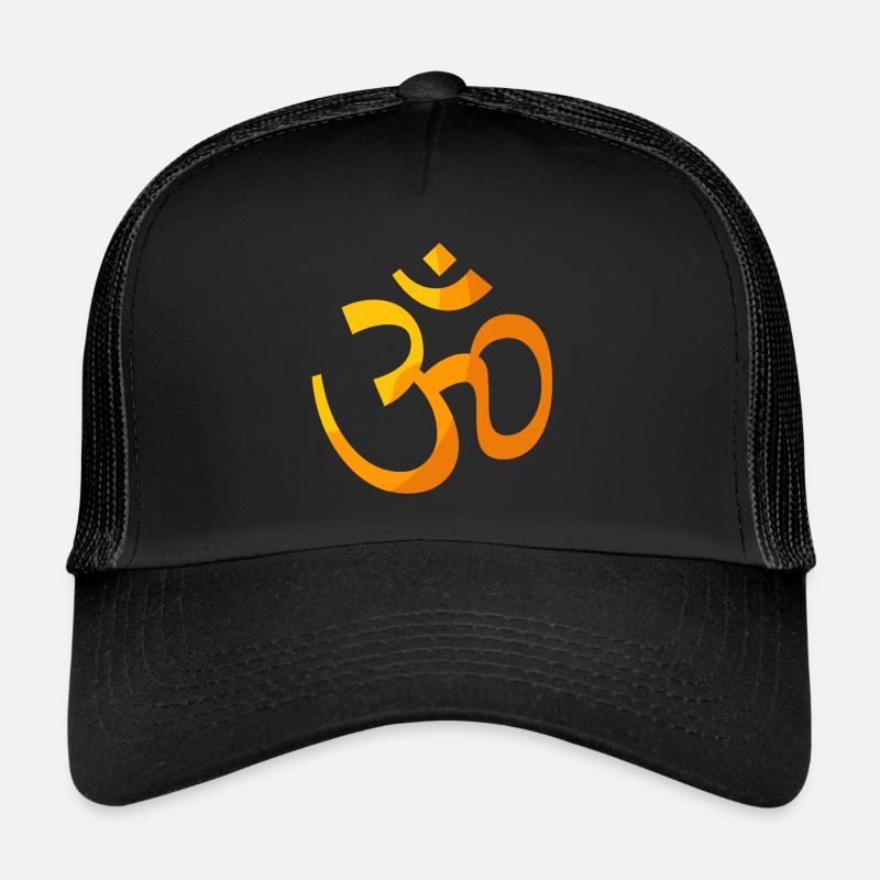 goa om - Casquette trucker  - noir/noir