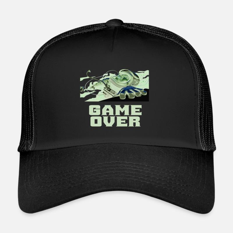 Astronaut Space Spaceflight Rocket Space Gift - Trucker Cap - black/black