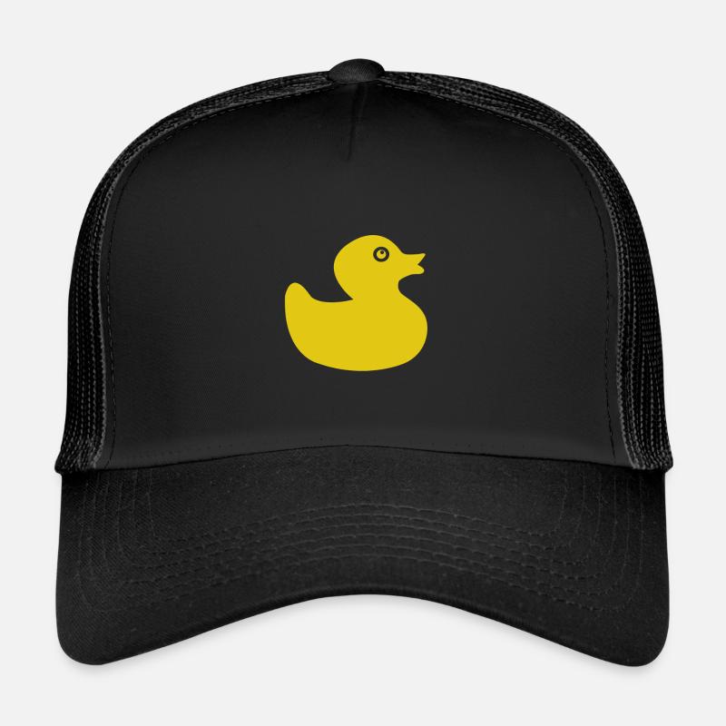Quietscheente Gummi Ente Bade Badewanne Trucker Cap