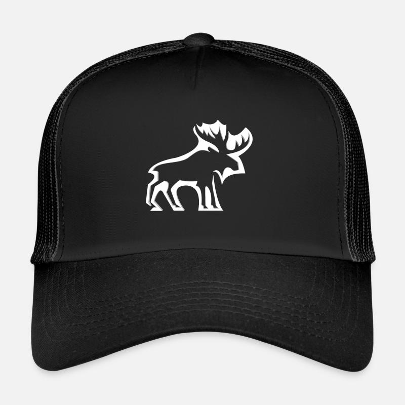 Moose - Trucker Cap - black/black