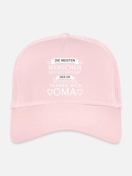 oma - Trucker Cap - Hellrosa - Vorne