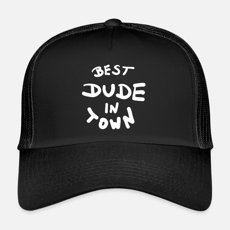 Meilleure ville de Dude Casquette trucker 
