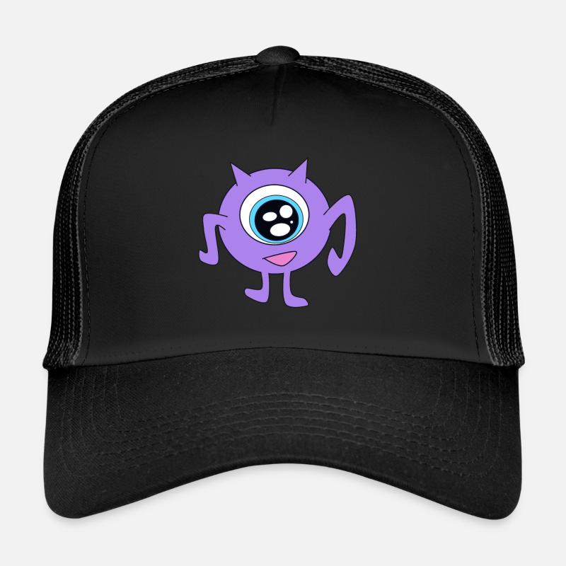 lila monster zyklop Trucker Cap