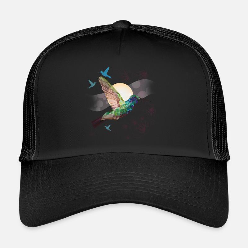 hummingbird - Trucker Cap - black/black