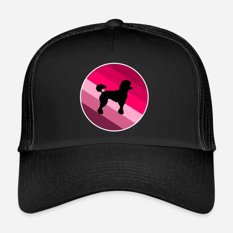 poodle - Trucker Cap - black/black