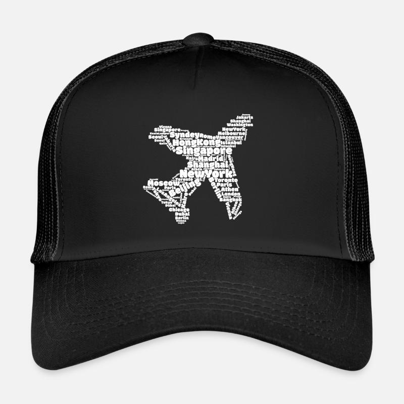 Villes du monde Voyage Casquette trucker 