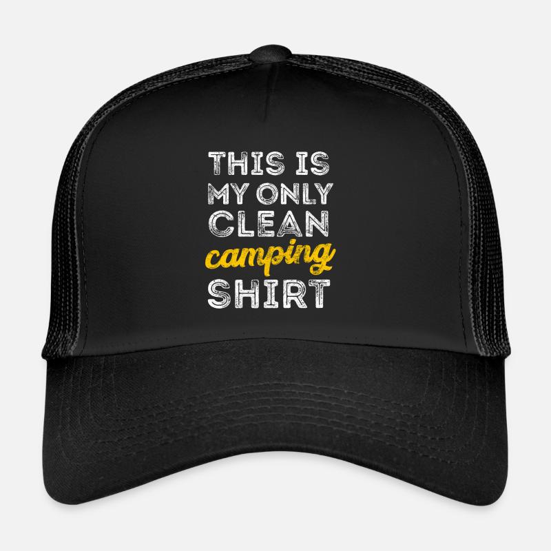 Camping tent funny camping Trucker Cap