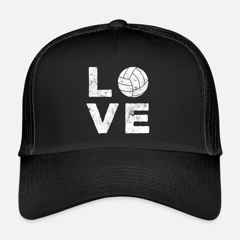 J'adore le volleyball Casquette trucker 