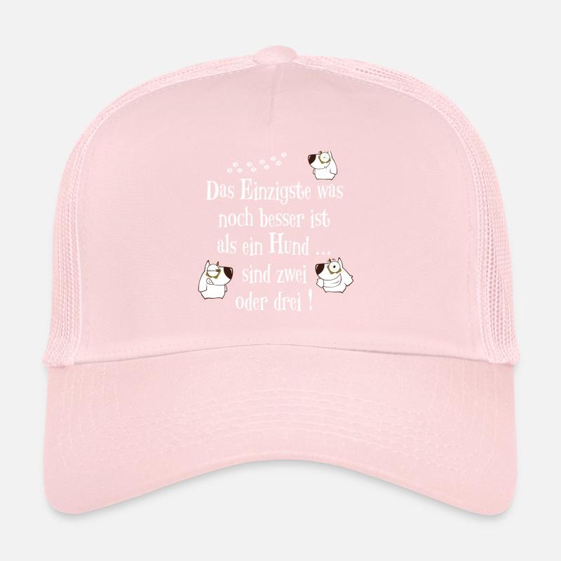 Hundespruch Shirt - drei Hunde Trucker Cap