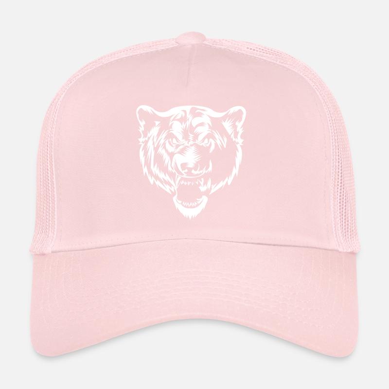 Bear head symbol Trucker Cap