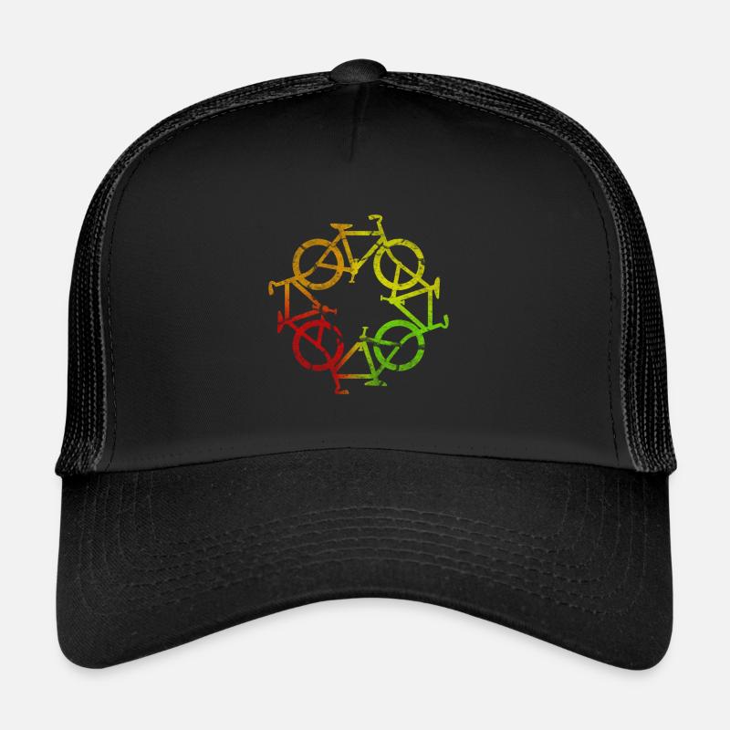 Bicycle Neon red - Trucker Cap - black/black
