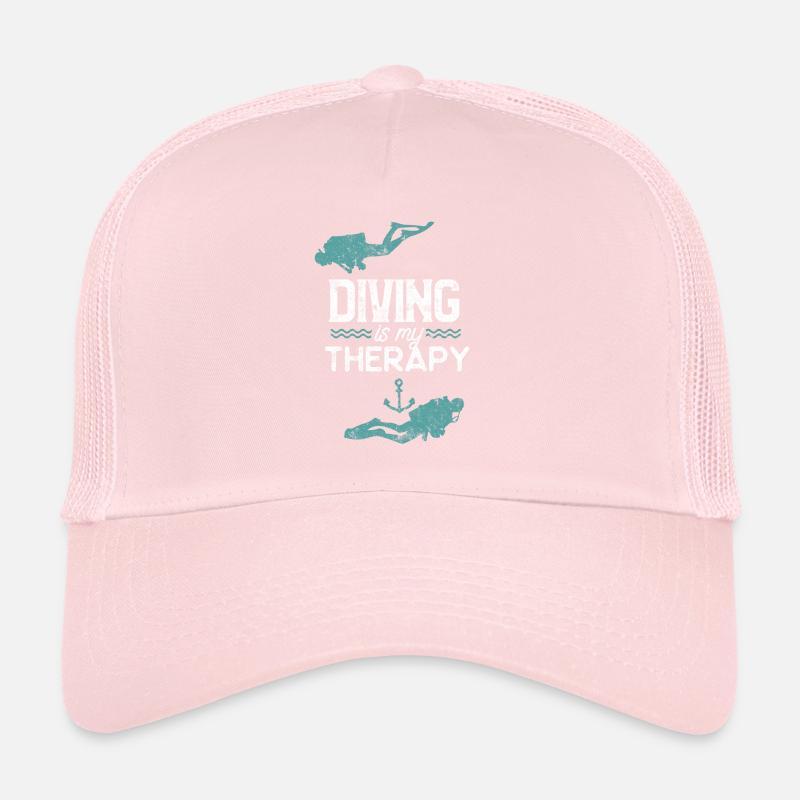 Tauchen Spruch therapie Trucker Cap