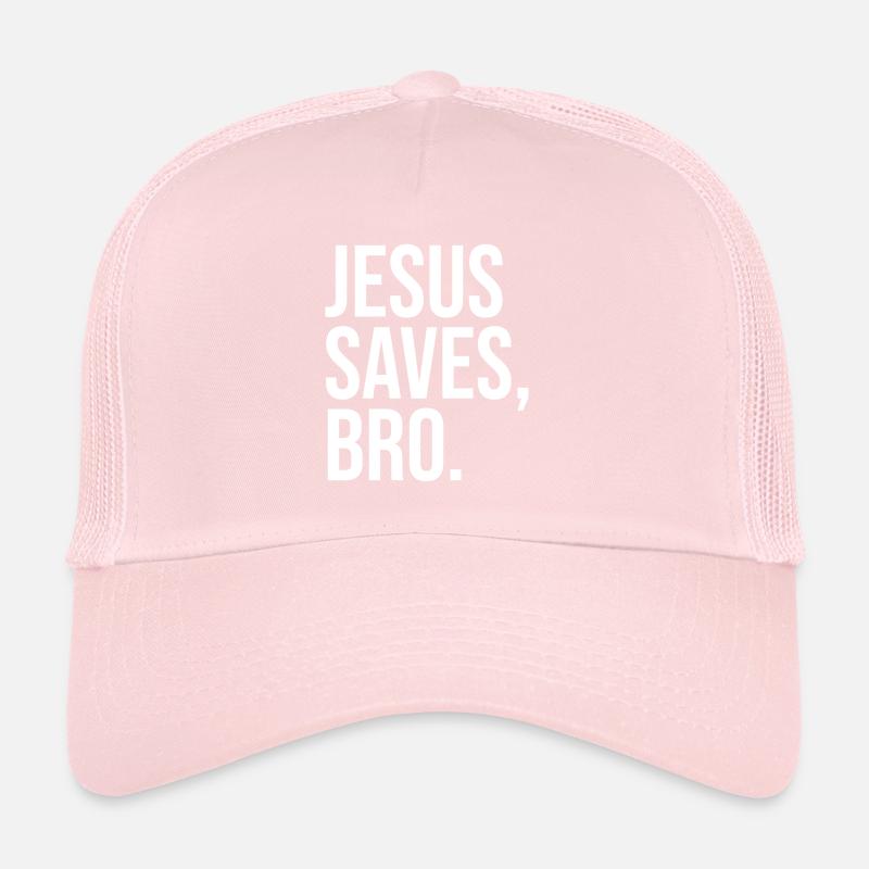 Jesus Saves Bro Trucker Cap