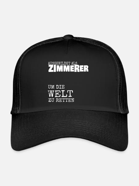 Zimmerer - Trucker Cap - Schwarz/Schwarz