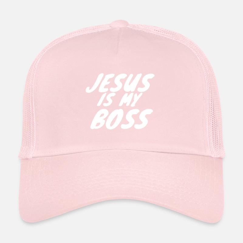 jesus is my boss Trucker Cap