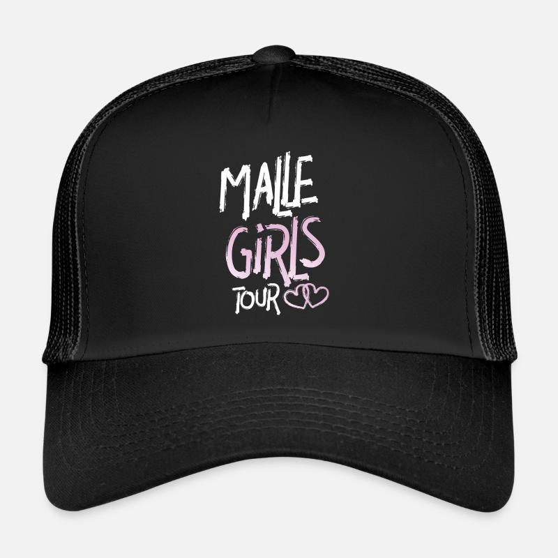 hommes filles visitent les cœurs Casquette trucker 