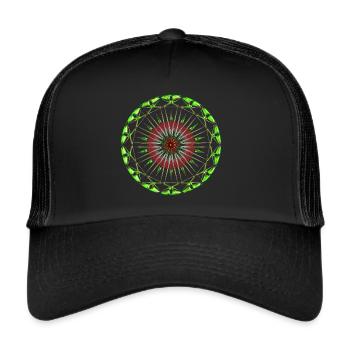 Mandala - Trucker Cap - black/black - Front