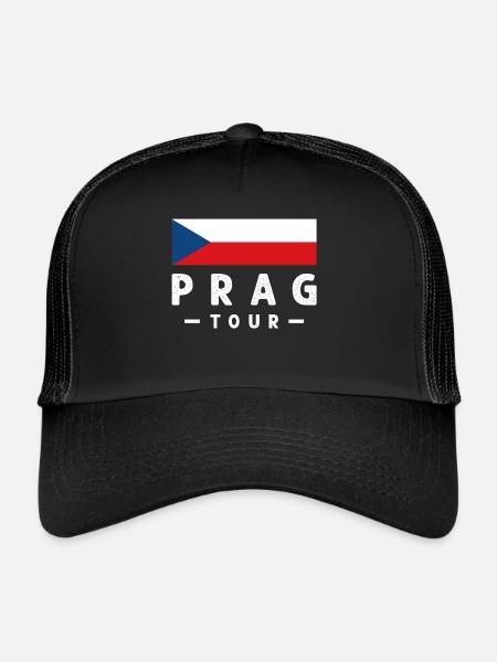 tour de prague - Casquette trucker  - noir/noir - Devant