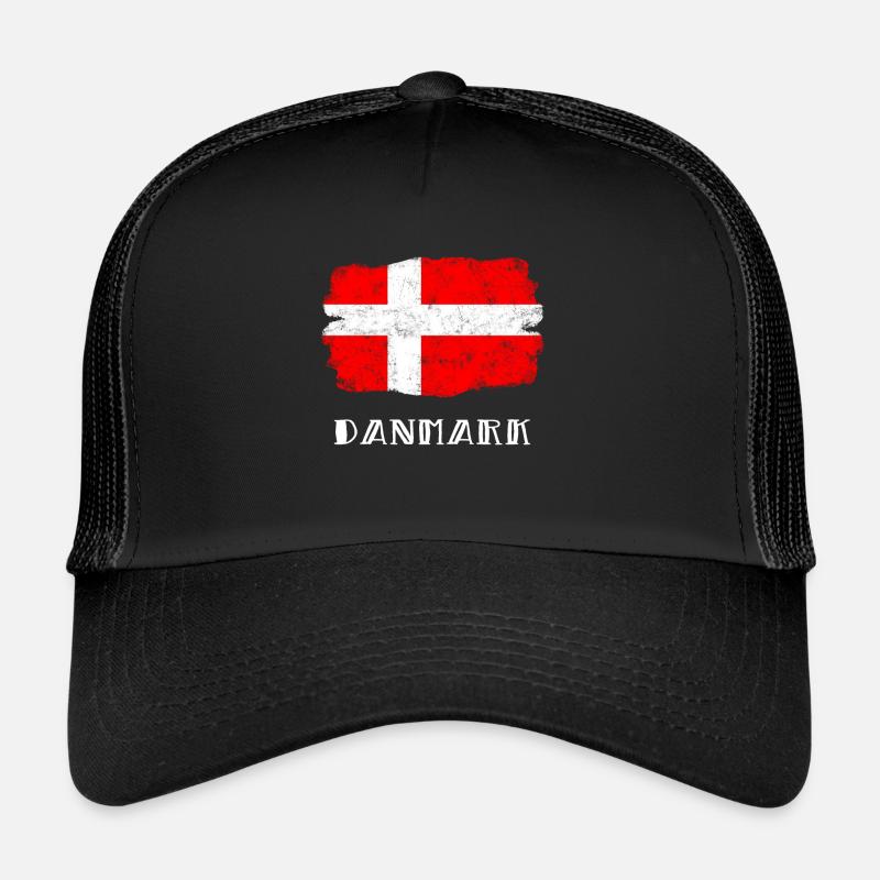 Danemark, Danemark - Casquette trucker  - noir/noir