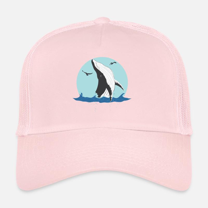 blue whale Trucker Cap