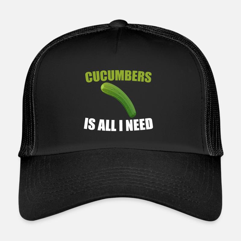 cucumber - Trucker Cap - black/black
