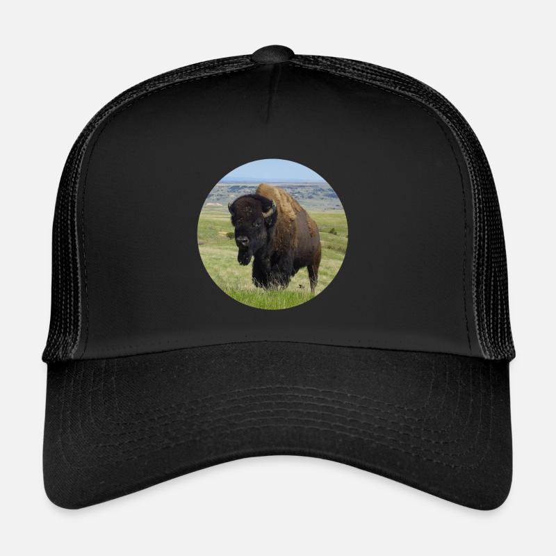 Taureau de buffle Cow Bison Jerky Casquette trucker 