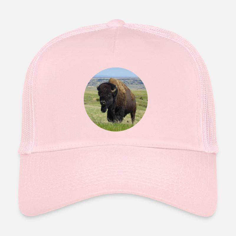 Taureau de buffle Cow Bison Jerky Casquette trucker 