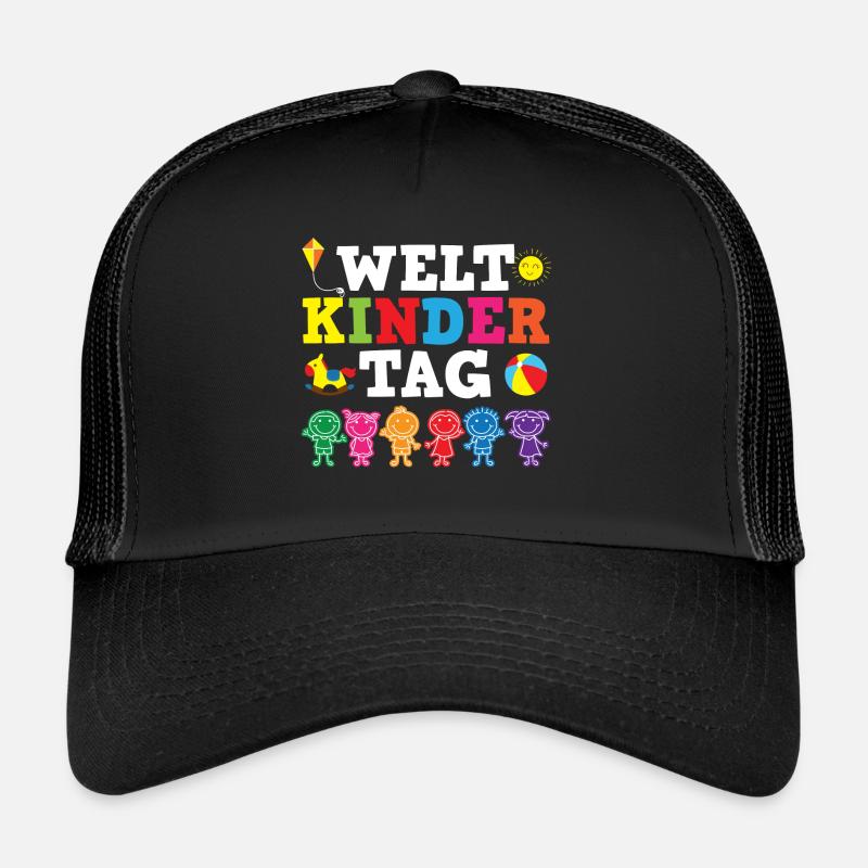 Weltkindertag Geschenk Mama Papa Kinder Trucker Cap