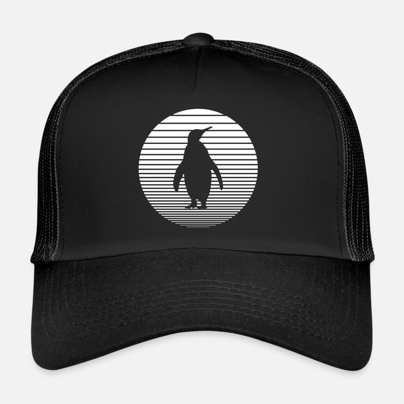 Pinguin - Trucker Cap - Schwarz/Schwarz