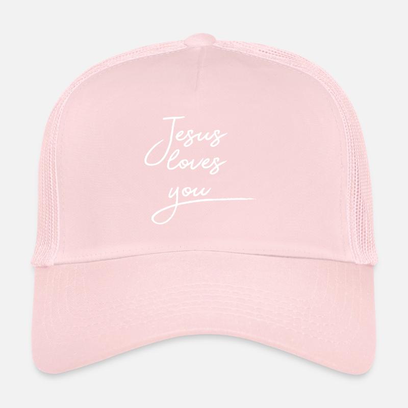 Jesus loves you Casquette trucker 