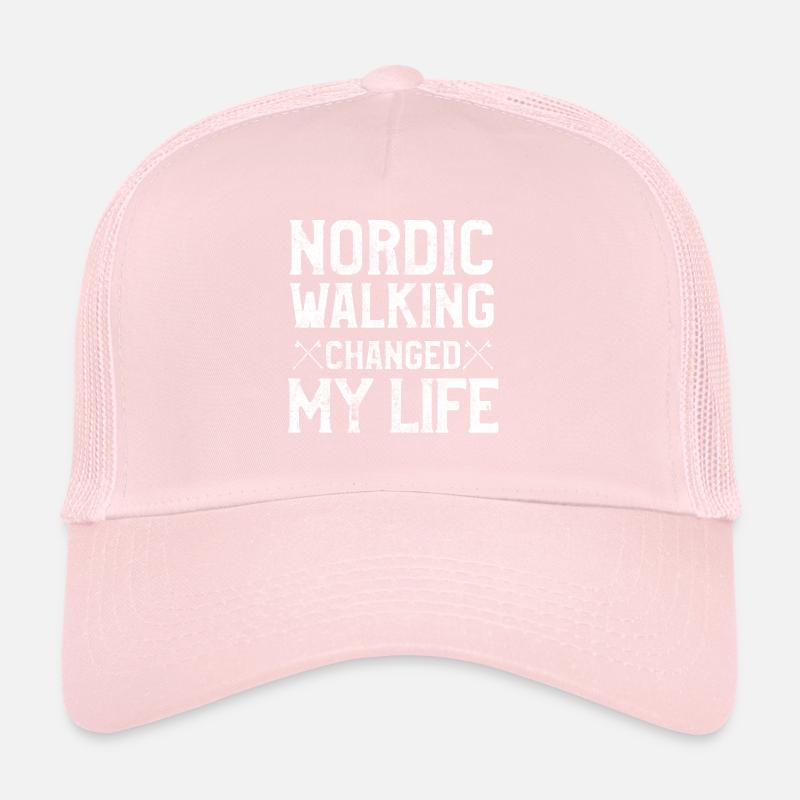 Nordic Walking saying Trucker Cap