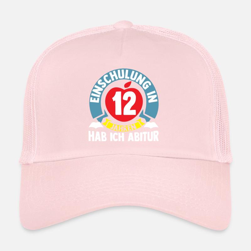 Einschulung 12 Jahre bis Abitur - Geschenk Schule Trucker Cap