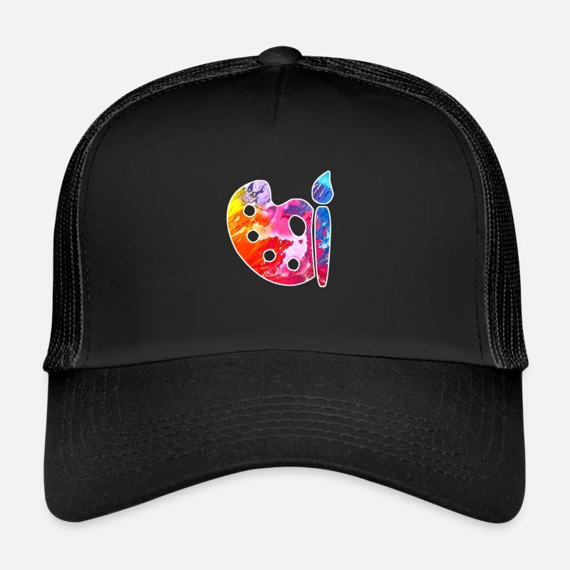 art - Casquette trucker  - noir/noir