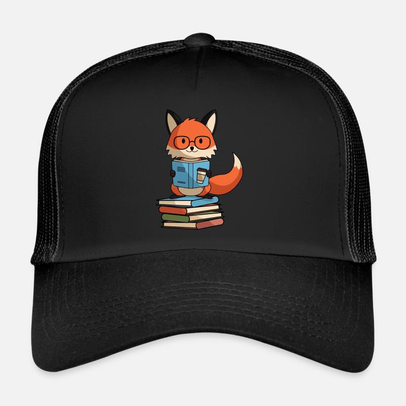 Schlaufuchs schlauer fuchs - Trucker Cap - Schwarz/Schwarz