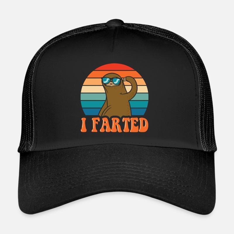 sloth - Trucker Cap - black/black